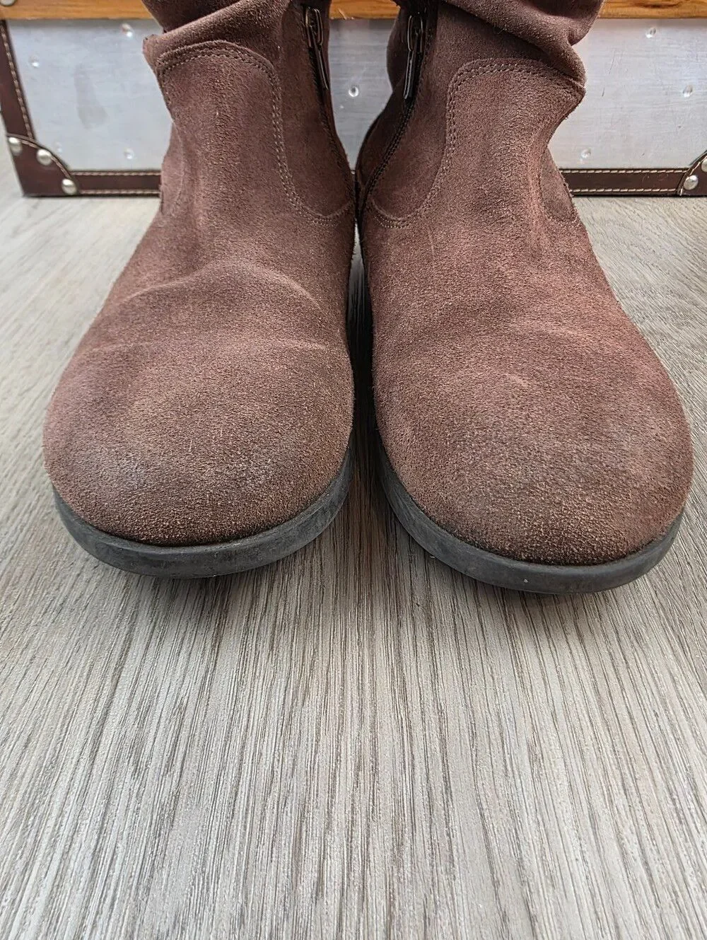 Birkenstock Sarina Suede Leather Ankle Boots Size 9